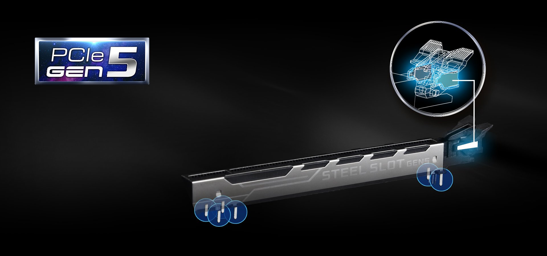 Reinforced Steel Slot [PCIe 5.0 Version]